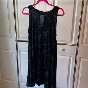 LOFT Black Floral Dress